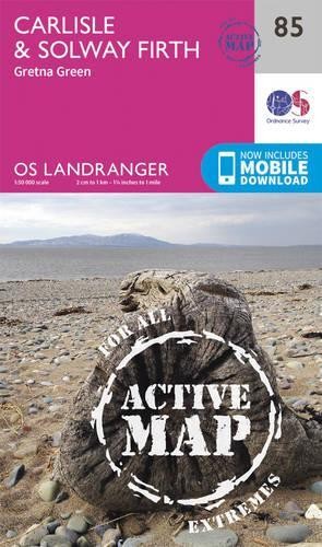 Carlisle & Solway Firth, Gretna Green (Map) OS Landranger Active Map