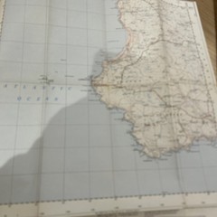 LANDS END Ordnance Survey Sheet SW32 1:25,000 1952 National Grid St Levan