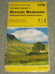 OS Ordnance Survey Outdoor Leisure 11 Brecon Beacons National Park Central, 1990
