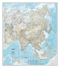 National Geographic Asia Wall Map – Classic – Laminated (33.25 x 38 in) (Nati…