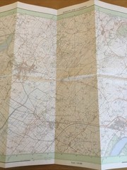 1991 Ordnance Survey Pathfinder Map 751 SH 47/57 Bangor And Llangefni