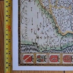 Tudor map of Norfolk John Speed