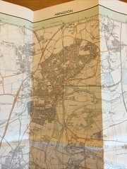 1988 Ordnance Survey Pathfinder Map 1136 SU 49/59 Abingdon (incl Dorchester )