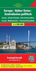 Freytag-Berndt European-Middle East-Central Asia political (Map) (UK IMPORT)