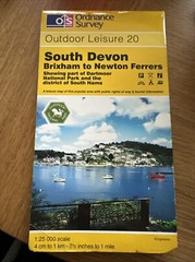 ORDNANCE SURVEY Outdoor Leisure Map 20 South Devon 1:25,000 scale