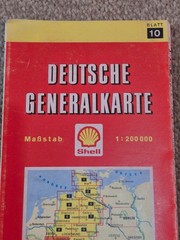 Vintage German Folding Road Map 1978 – 79. Sheet No 10 By Shell