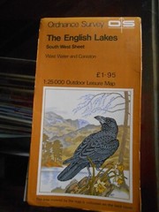 Ordnance survey Outdoor Leisure maps brown cover 1:25000