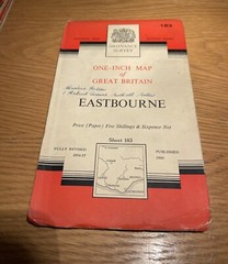 Various Vintage Ordnance Survey One Inch Maps Paper And Cloth – Choose A Map