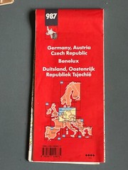 Michelin Map, Germany, Austria, & Czech Republic, & Benelux, Sheet 987, 1995
