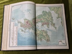 The Harmsworth Atlas & Gazetteer est. ~1912. 500 Maps Vintage Hardback