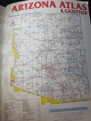 ARIZONA Delorme Atlas & Gazetteer Map Book Topo Back Roads Public Lands