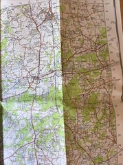1946 Ordnance Survey One Inch Popular Edition Map 182 Brighton And Worthing