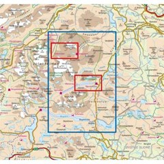 Norway Jotunheimen East Aust Tourist Map: 2503 hiking walking skiing 1:50K