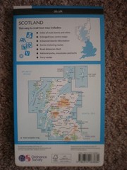 TOUR SCOTLAND BLUE TOURING EXPLORER ORDNANCE SURVEY MAPS OS