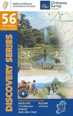 Dublin Wicklow. Kildare (Sheet map, folded)