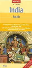 SOUTHERN INDIA NELLES MAP (ENGLISH, FRENCH AND GERMAN By Nelles Verlag BRAND NEW