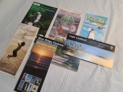 North Carolina 2015 Transportation Fold Out Map + 6 Travel Brochures Blue Ridge