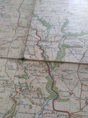 VINTAGE ORDNANCE SURVEY MAP EXMOOR ONE INCH 1925 SOME TEARS ON FOLDS