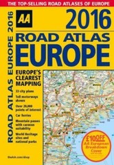 AA Road Atlas Europe 2016
