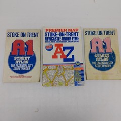 Bundle X20 Road/Leisure/Street Maps & Guides, Staffordshire/Shropshire, O/S etc