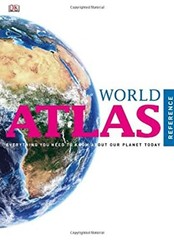 Reference World Atlas Hardcover Dorling Kindersley Publishing Sta