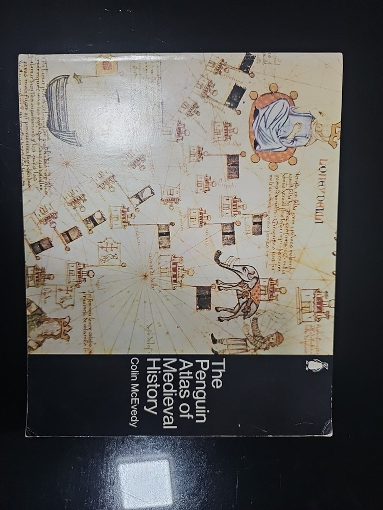 Penguin Atlas of Medieval History Colin McEvedy 1968 Vintage Maps