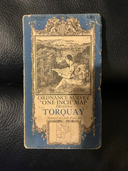 Ordnance Survey One Inch Fifth Edition Map 145 Torquay, 1937