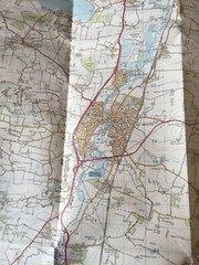 1994 Ordnance Survey Landranger Map 153 Bedford & Huntingdon (incl St Neots )