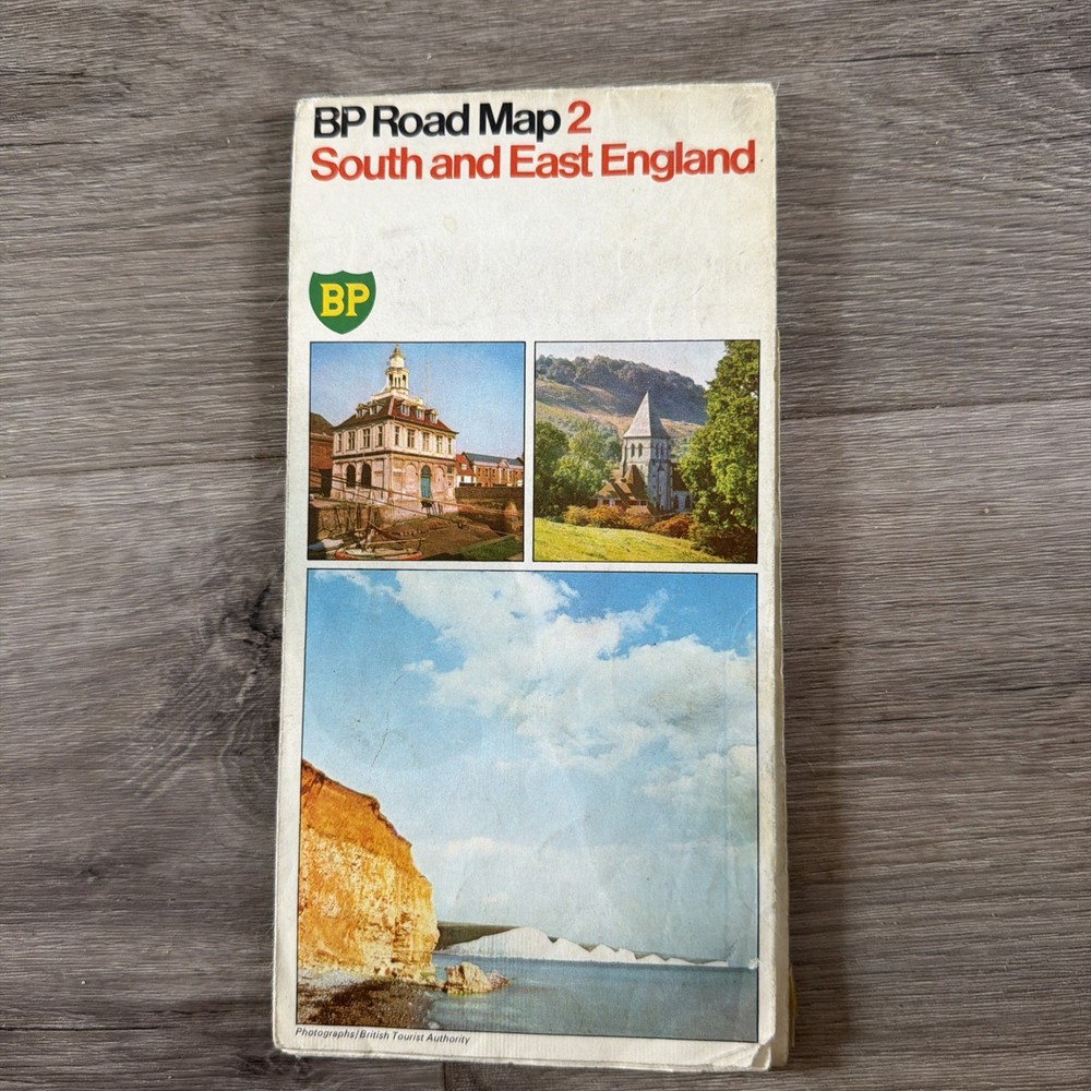 Vintage BP Maps Of SW, South & East England, Sheets 2 1970s