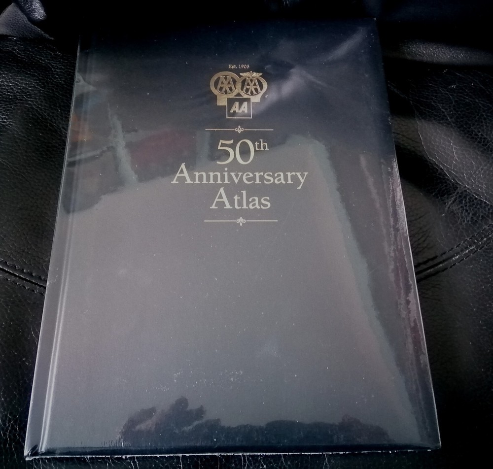 The AA Automobile Association 50th Anniversary Atlas NEW SEALED 2012 Car