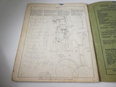 Philips 1931 Monmouth Edition School Book World Atlas Visual Contour Map