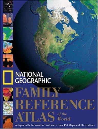 National Geographic Family Reference Atlas of the World – Hardcover – VG