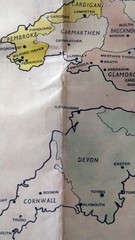 1933 Sheldons LTD Map Of Britain Showing Unemployment In Recession. 60 X 66 Cm.