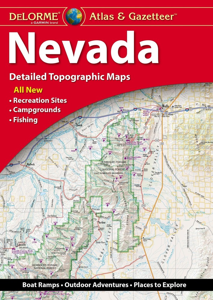 Delorme Atlas & Gazetteer Nevada 11E