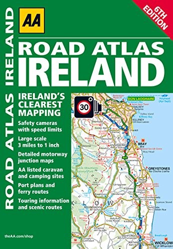 AA Road Atlas Ireland by AA Publishing Paperback / softback Book The Fast Free