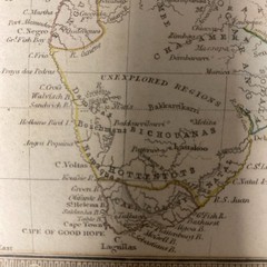 Antique late 1800’s Map of AFRICA by Darton & Clark Very Rare – (1766)