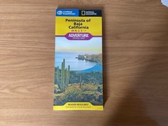 Map of the Peninsula of Baja California, National Geographic