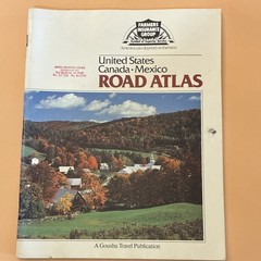 H.M. Gousha United States Canada Mexico Road Atlas by Fred Diehl 80 Pages