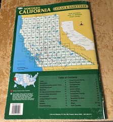 NORTHERN CALIFORNIA Delorme Atlas&Gazetteer Map Book Topo Back Roads Recreation