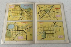 BP Road Map Victoria 1963 Australia Vintage state Melbourne booklet RARE Aussie