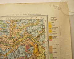 Ordnance Survey Hertford Geological map 1962 I inch to 1 mile