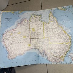 Vintage 1981 National Geographic Atlas of the World Hardcover 6th Edition Extras