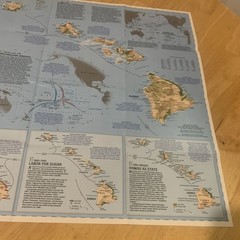 National Geographic 1983 Map The Making Of America Hawaii Pacific Islands