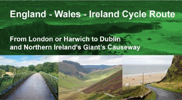 England – Wales – Ireland Cycle Route (Spiral bound)