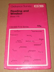 ORDNANCE SURVEY SHEET MAP READING AND WINDSOR SHEET 175 NO RIPS TEARS VGC