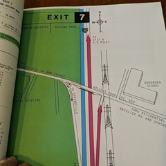 Washington DC Area Capital Beltway 1972 1973 Guide And Atlas Book Interstate 495