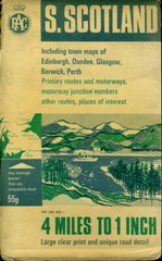 RAC South Scotland Map – c1972