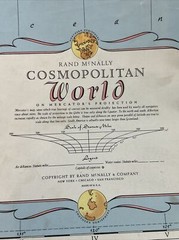 Rand McNally Cosmopolitan World Map- Hardcover – Rand McNally Staff