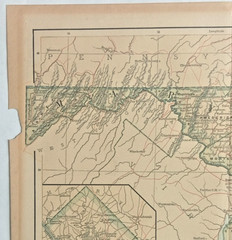 Maryland & Delaware Dodd Mead & Co map 1891 12 x 10 ins
