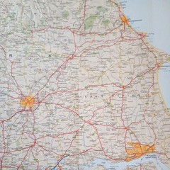 Bartholomew GT Grand Touring Series Map 6. North England (1973).